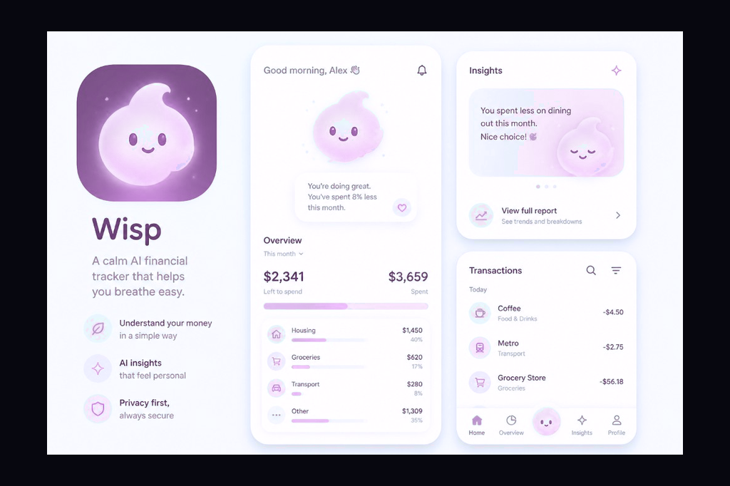 AI Finance App Design